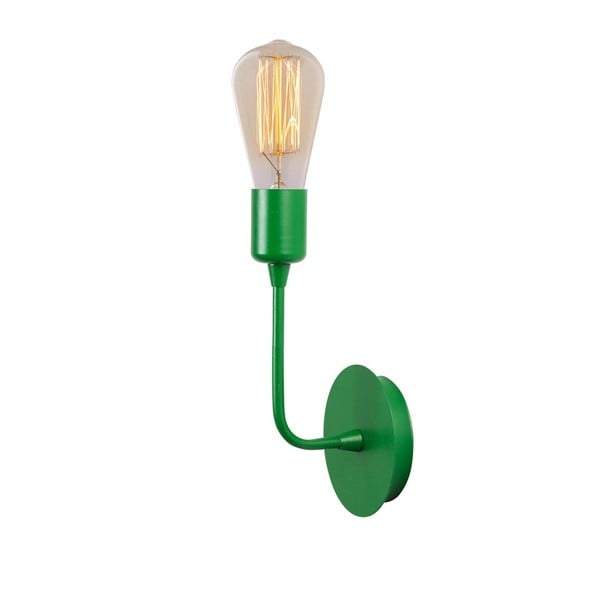 Zelené nástěnné svítidlo Simple Drop