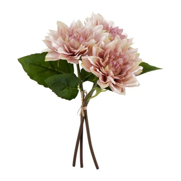 Růžová umělá květina Moycor Dahlia, délka 35 cm