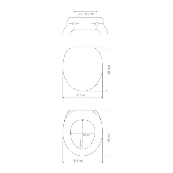 Záchodové prkénko s automatickým zavíráním 34,5 x 45,5 cm Palma – Wenko-image-4