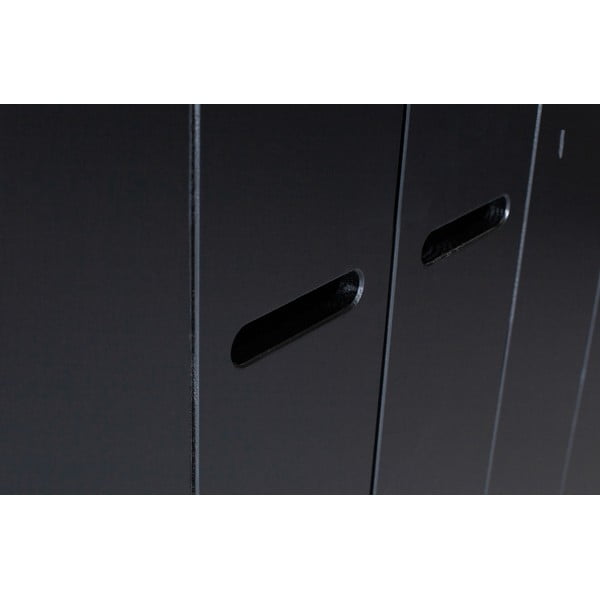 Černá šatní skříň z borovicového dřeva 140x195 cm Connect - WOOOD-image-1