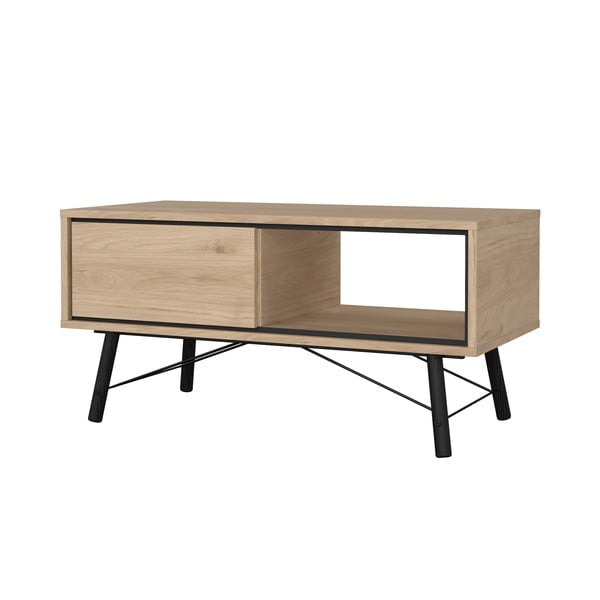 Konferenční stolek v přírodní barvě 48x102 cm Ry – Tvilum-image-4