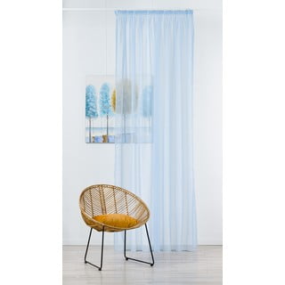Modrá záclona 140x245 cm Voile – Mendola Fabrics