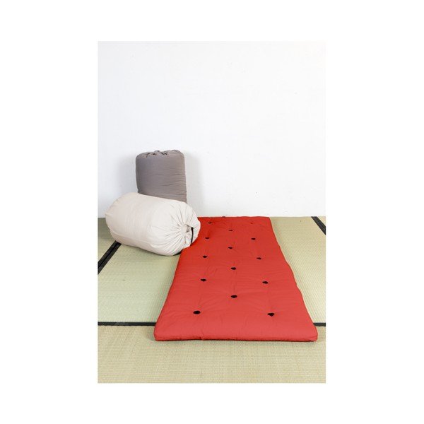 Futon/postel pro návštěvy Karup Bed In a Bag Red-image-4