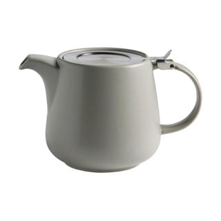 Světle šedá porcelánová čajová konvice se sítkem Maxwell & Williams Tint, 1,2 l