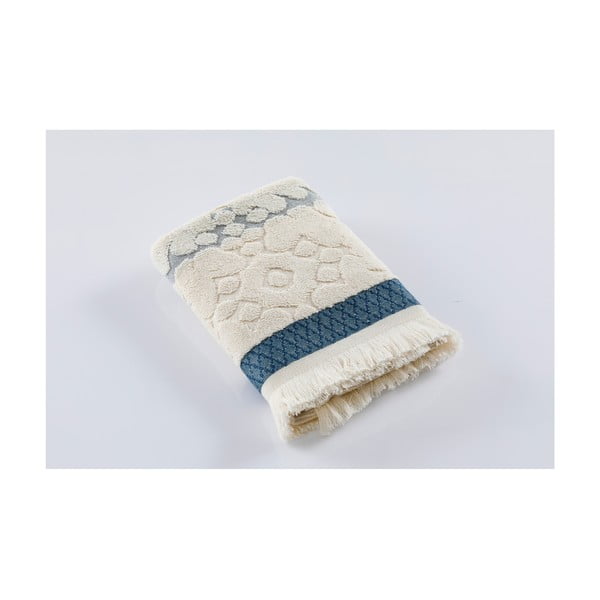 Krémový bavlněný ručník Bella Maison Azur, 50 x 90 cm