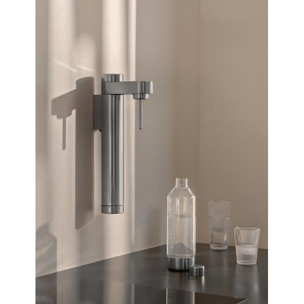 Výrobník sody z nerezové oceli ve stříbrné barvě Brus – Stelton-image-3