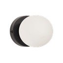 Bílé/černé kovové nástěnné svítidlo ø 8 cm Brisia – Kave Home