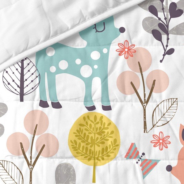 Bavlněný dětský přehoz 260x180 cm Woodland – Moshi Moshi-image-1