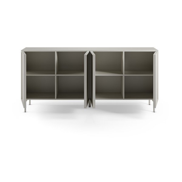 Krémová skříňka 180x80x42 cm Brise – Marckeric-image-1