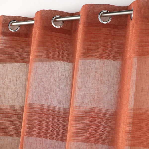 Záclona v cihlové barvě 140x280 cm Terraza – douceur d'intérieur-image-1