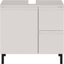 Krémová nízká skříňka pod umyvadlo 60x56 cm Salinas – Germania