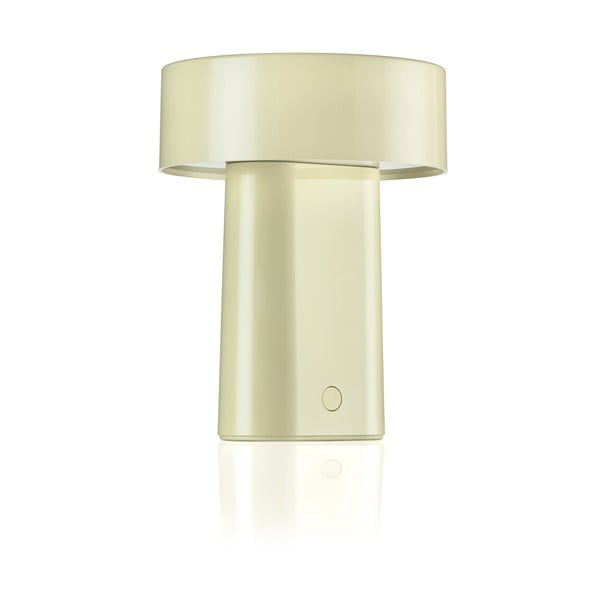 Světle zelená plastová LED stolní lampa (výška 18 cm) Oblong – Zone