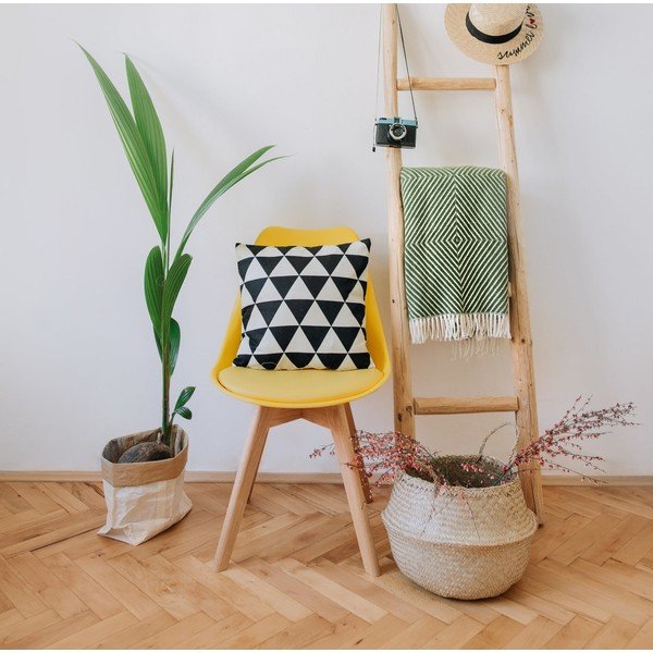 Sada 2 žlutých židlí s bukovými nohami Bonami Essentials Retro-image-1