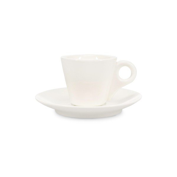 Bílý porcelánový šálek na espresso 80 ml Barista – BonBistro-image-2