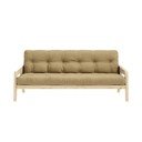 Hnědá/béžová rozkládací pohovka 204 cm Grab - Karup Design