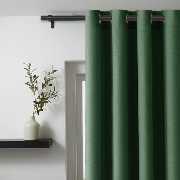 Tmavě zelený dimout závěs Calisto – Filumi-image-3