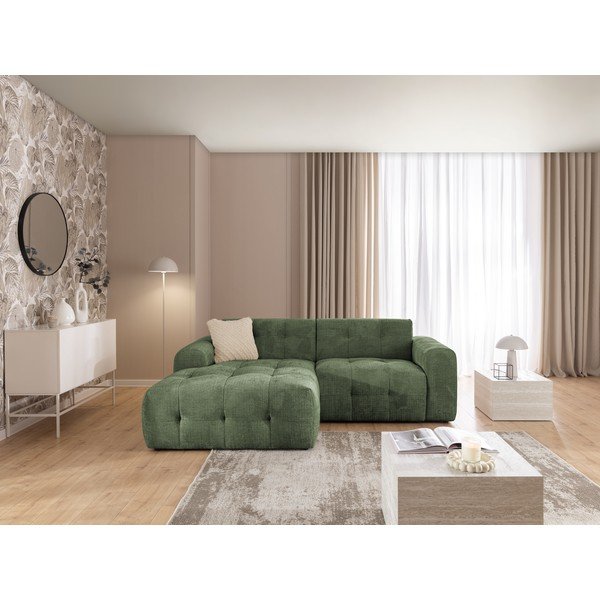 Zelená rohová pohovka (levý roh/s lenoškou) Melva – Ropez-image-2