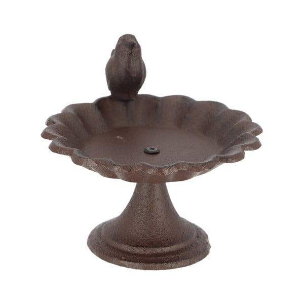 Mini litinové krmítko s ptáčkem na nízké podnožce Esschert Design Birdy-image-1