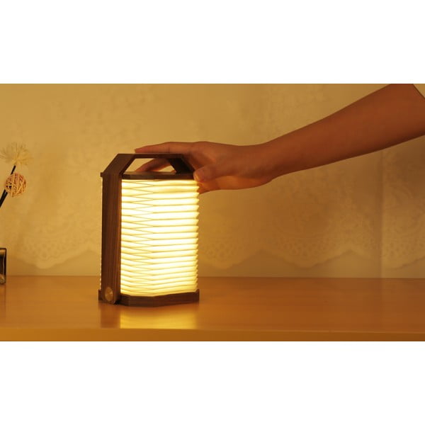 Bílá/v tmavě přírodní barvě světelná dekorace na USB Origami – Gingko-image-2