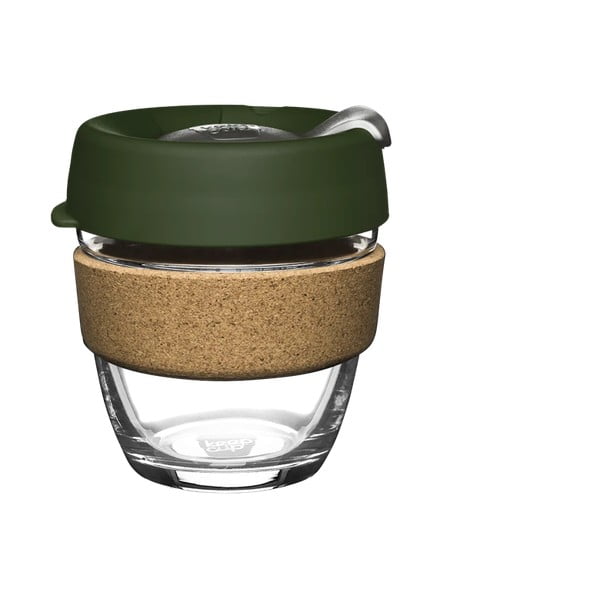 Zelený cestovní hrnek 227 ml Brew Cork Pine S – KeepCup