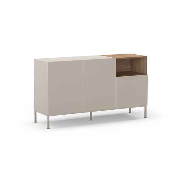 Krémová komoda 140x80 cm Cailin – Marckeric-image-3