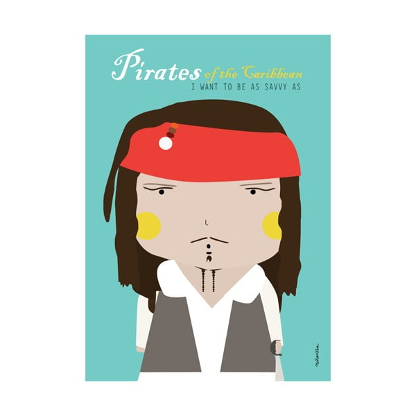 Plakát NiñaSilla Pirates of The Caribbean, 21 x 42 cm