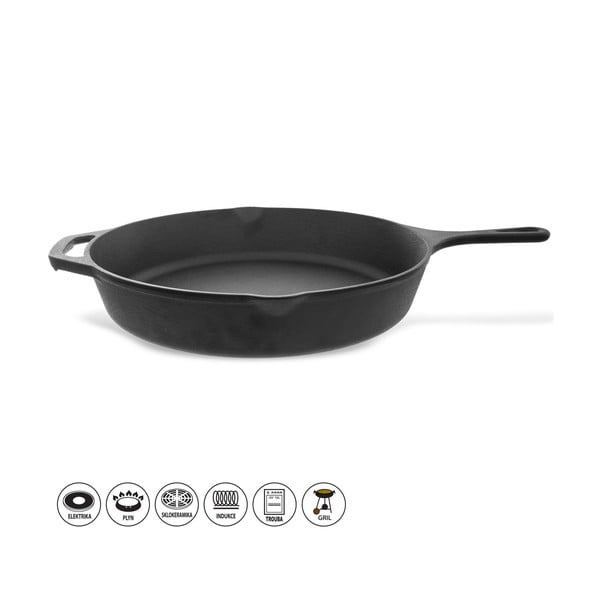 Litinová pánev ø 30 cm Litina – Orion-image-2