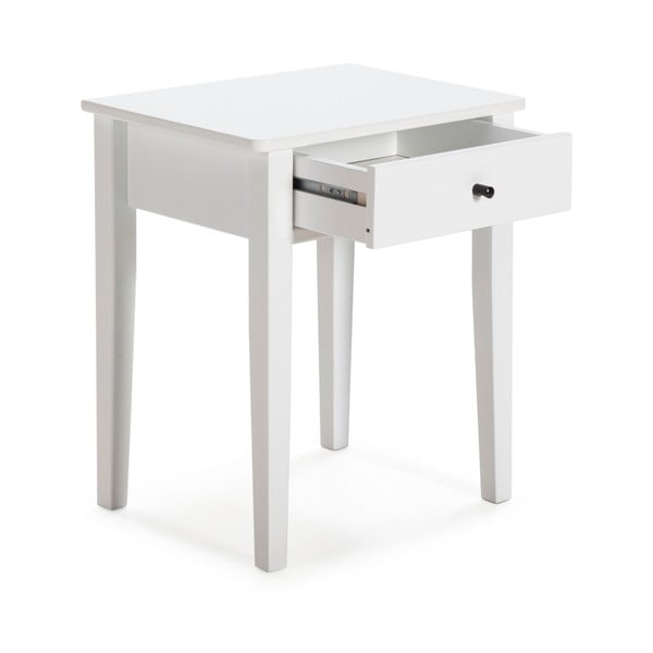 Bílý noční stolek z borovicového dřeva Bart – Marckeric-image-2