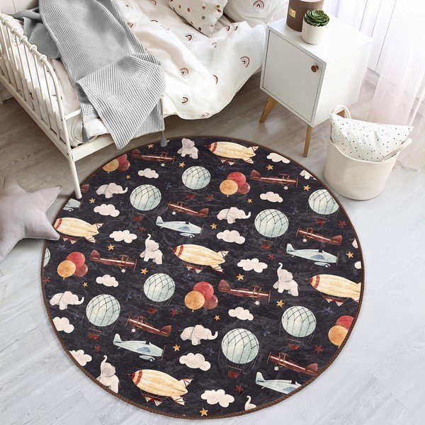 Dětský koberec ø 100 cm Comfort – Mila Home-image-1