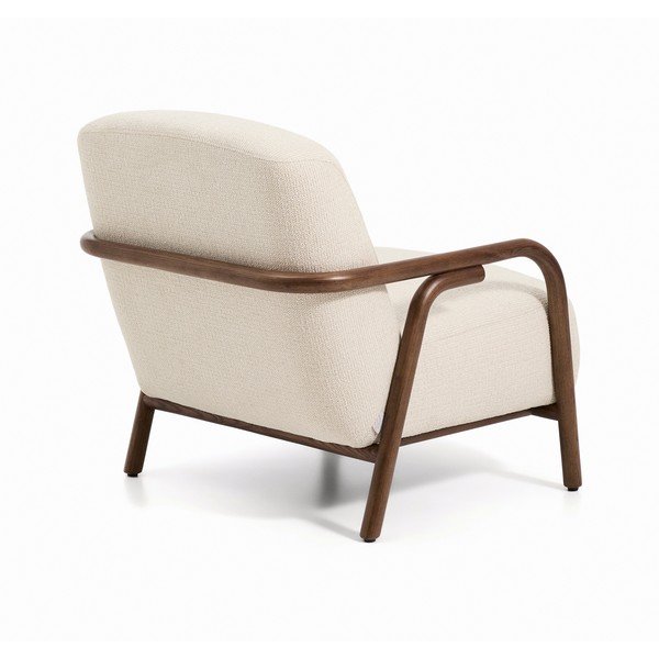 Béžové žinylkové křeslo Sylo – Kave Home-image-4