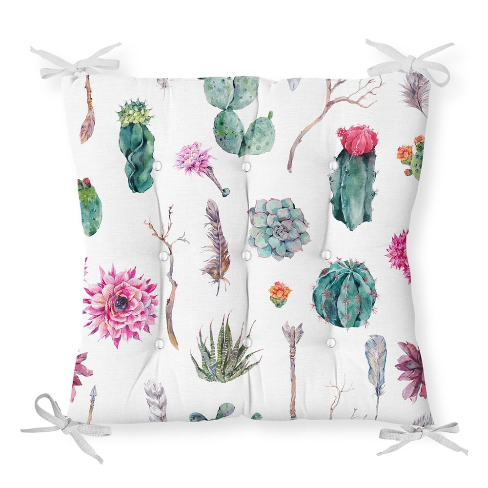 Podsedák s příměsí bavlny Minimalist Cushion Covers Succulent, 40 x 40 cm