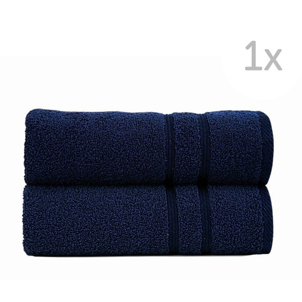 Tmavě modrý ručník Sorema Toalha, 30 x 50 cm