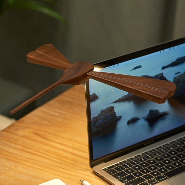 Hnědá světelná dekorace na USB Dragonflight – Gingko-image-4