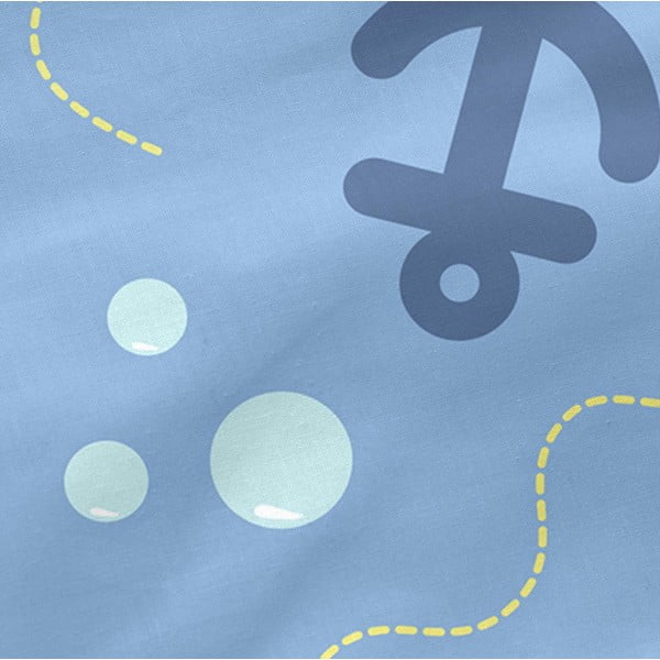 Dětské bavlněné prostěradlo Happynois Yellow Submarine, 120 x 60 cm-image-3