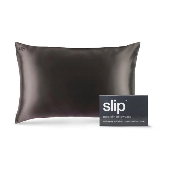 Hedvábný povlak na polštář 51x76 cm Charcoal – slip-image-4