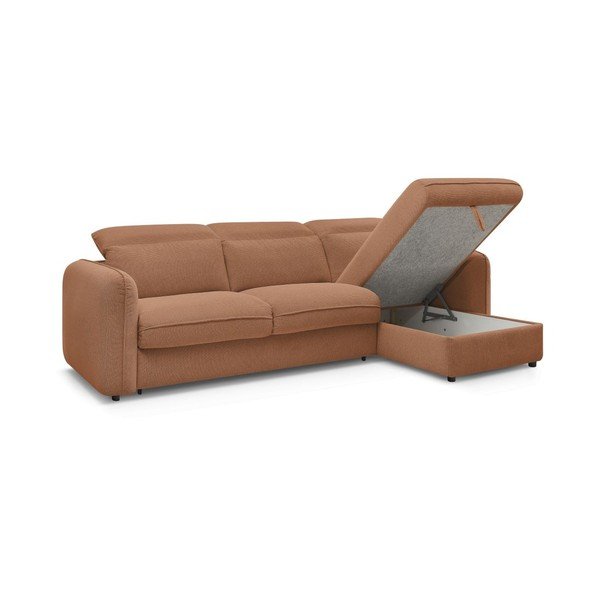 Oranžová rohová pohovka Achille – Bobochic Paris-image-4