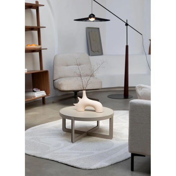 Béžový kulatý konferenční stolek ø 68 cm Centre – Zuiver-image-1