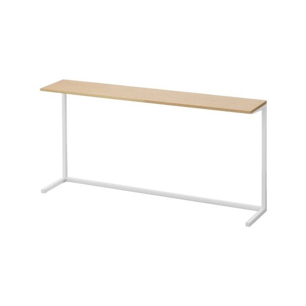 Bílá/v přírodní barvě dřevěná přídavná polička 28,5x8,5 cm Tower – YAMAZAKI