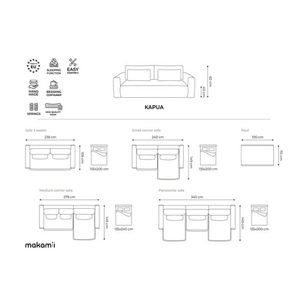 Černá sametová podnožka Kapua – Makamii-image-4