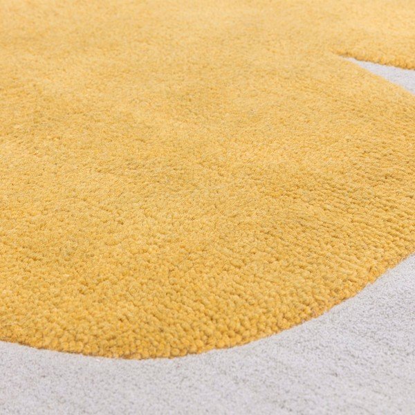 Okrově žlutý ručně tkaný vlněný koberec 120x170 cm Canvas – Asiatic Carpets-image-3