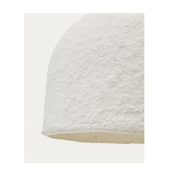 Bílé závěsné svítidlo ø 35 cm Sineu – Kave Home-image-4