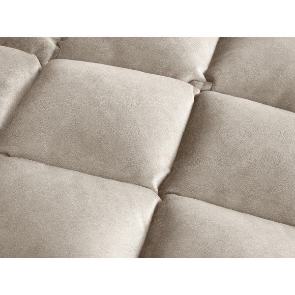 Bílo-krémový sametový taburet Flandrin – Interieurs 86-image-1