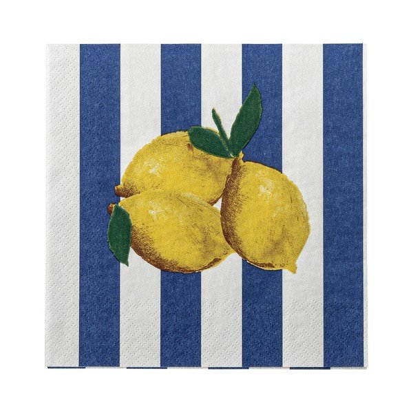 Papírové ubrousky v sadě 20 ks 33x33 cm Limone – Bloomingville