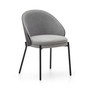 Černo-šedá jídelní židle Eamy – Kave Home