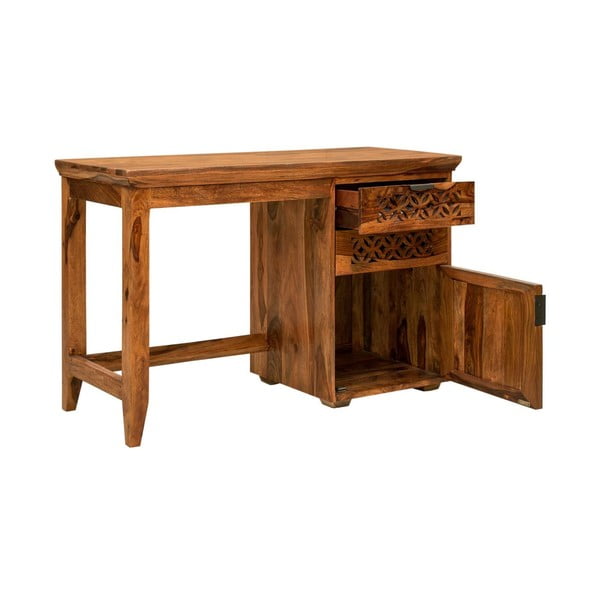 Pracovní stůl z masivního palisandrového dřeva Massive Home Rosie-image-3