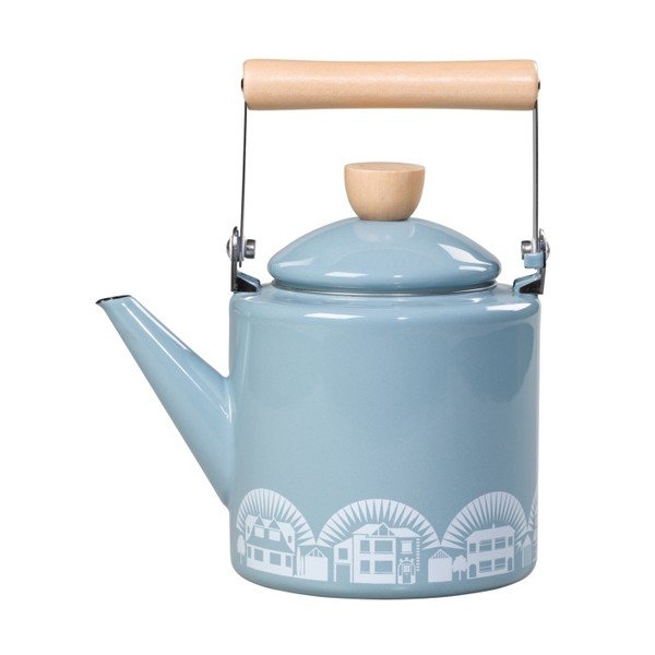 Modrá smaltovaná konvička Mini Moderns-image-2