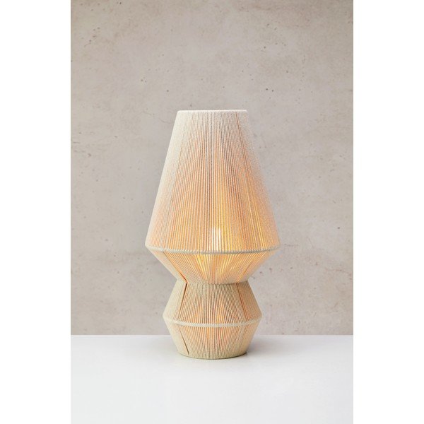 Stolní lampa v přírodní barvě s textilním stínidlem (výška 54 cm) Razzo – Markslöjd-image-2