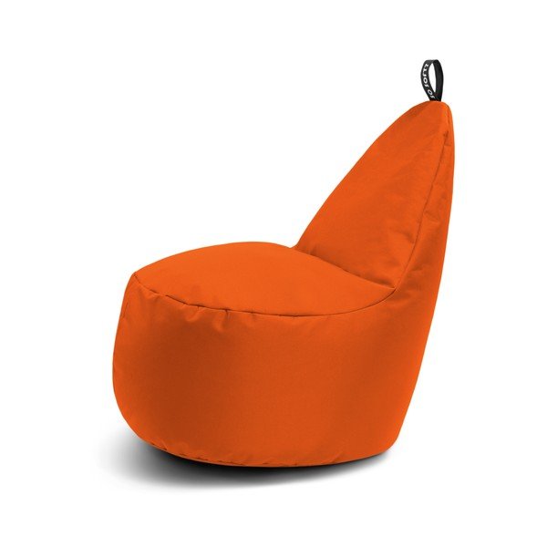 Oranžový dětský sedací vak Lull M – So Soft?