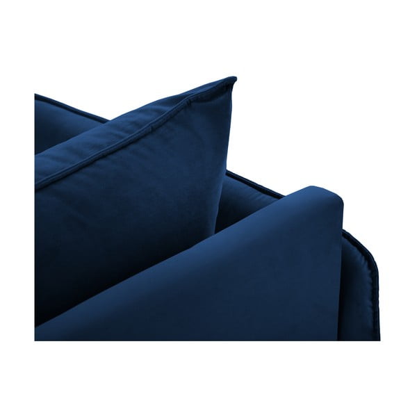 Modrá sametová lenoška (levý roh) Vienna – Cosmopolitan Design-image-4