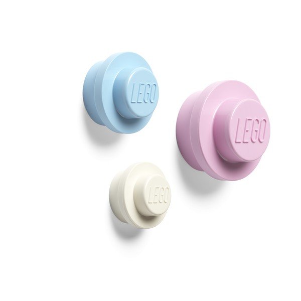 Nástěnné plastové háčky v sadě 3 ks – LEGO®
